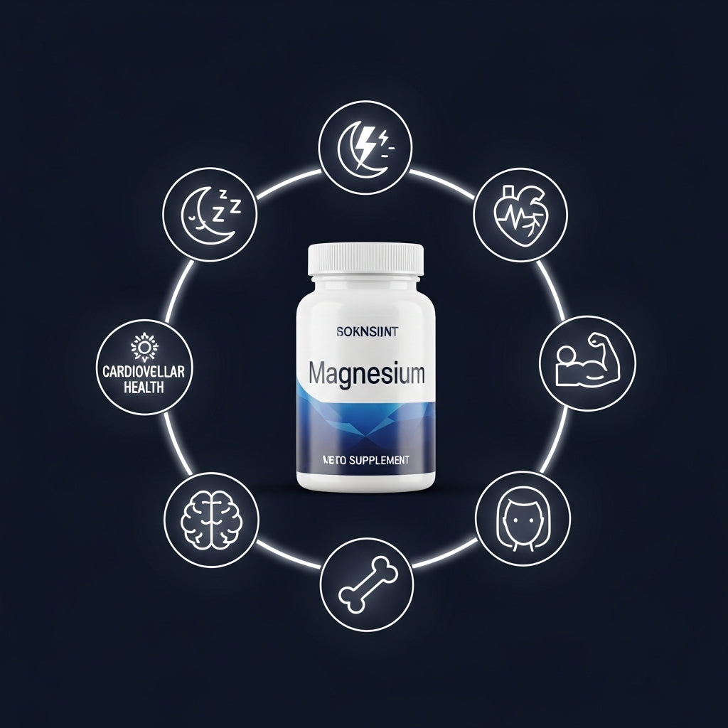 Magnesium Complex 500 | 30 Cápsulas | 8 Formas de Magnesio