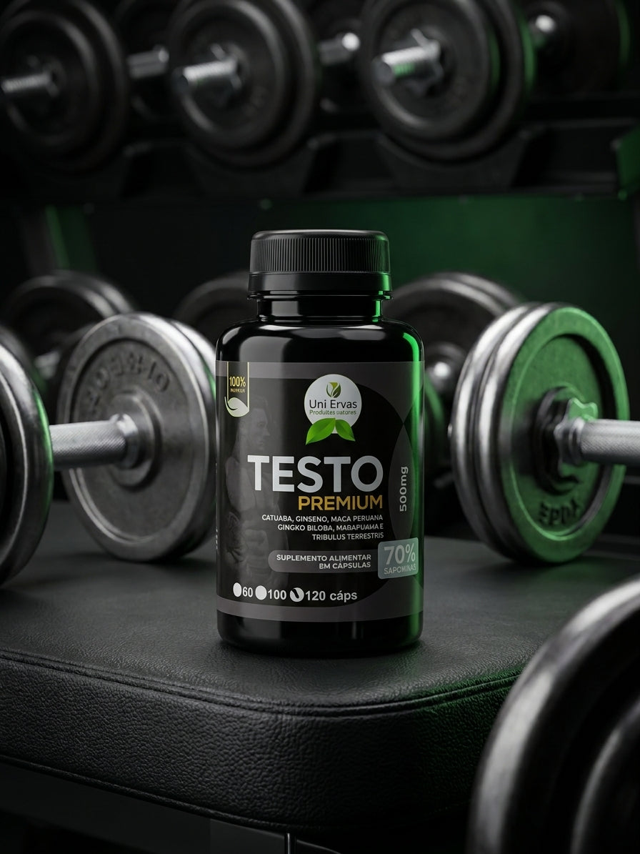 Testo Premium 500mg — Suplemento Natural de Energía y Vitalidad