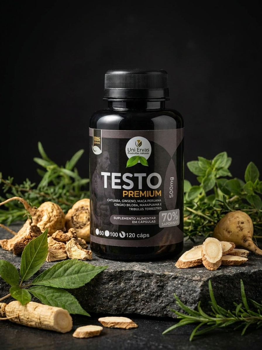 Testo Premium 500mg — Suplemento Natural de Energía y Vitalidad
